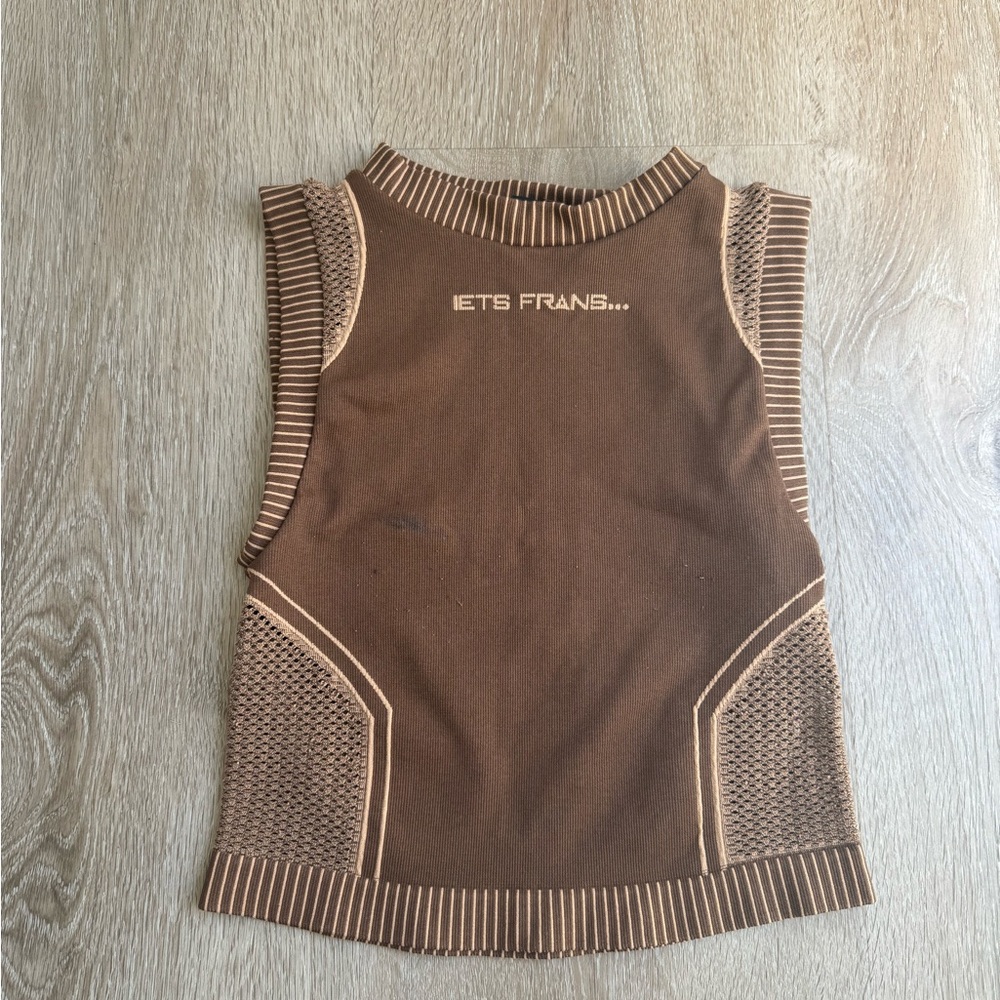 Brown Crop Top
